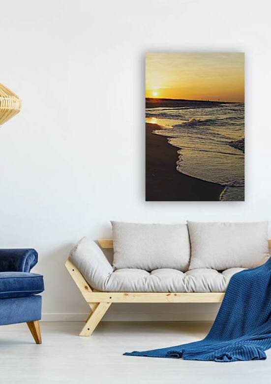 Gulf Coast Golden Waves Shoreline by Jennifer White