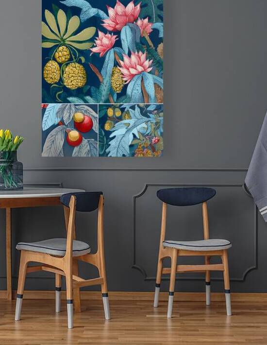 exotic flowers illustration  by Ariadna-de-Raadt