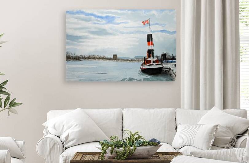 James Whalen Tug Boat Painting by Stephen Emms