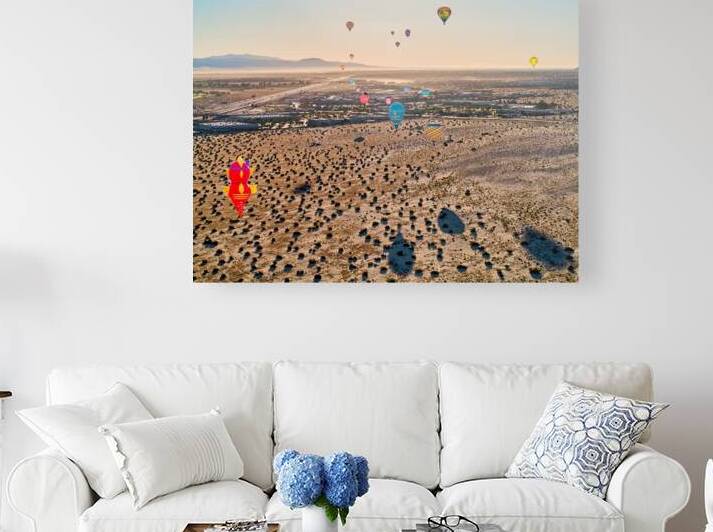 Desert Hot Air Balloon Ride by Ryan Cameron