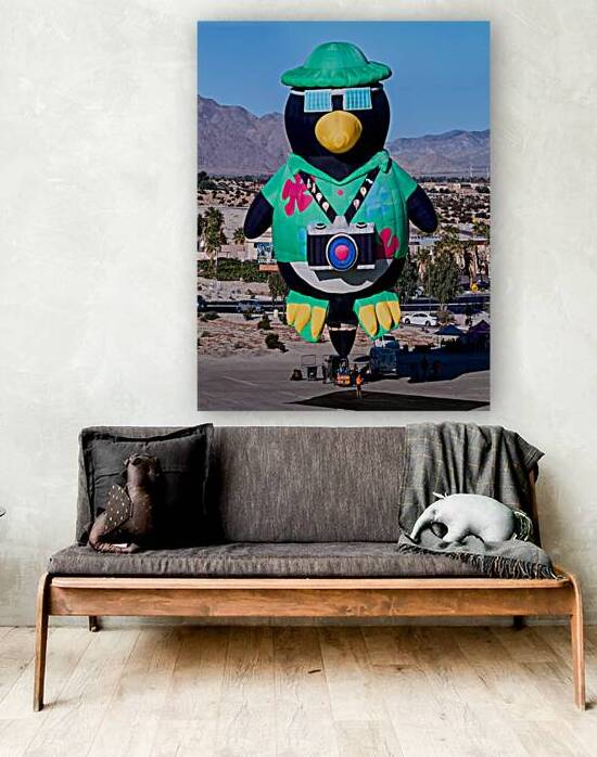 Penguin Photographer Hot Air Balloon by Ryan Cameron