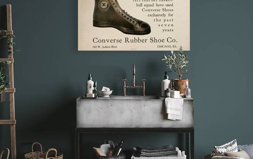 Vintage Converse Shoe Ad by Row One Brand
