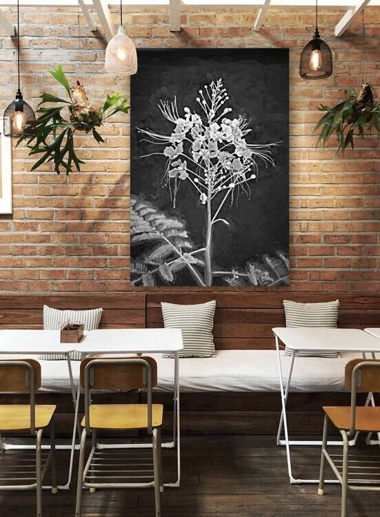 Red and Orange Caesalpinia Blossoms X1 2 by Rich Franco