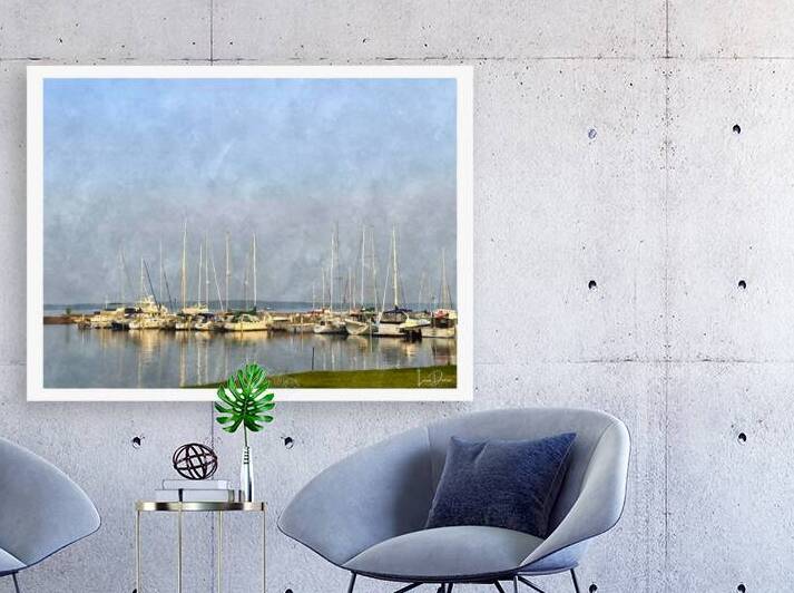 Bayfield Marina WI | LisaDrew.art by Lisa Drew