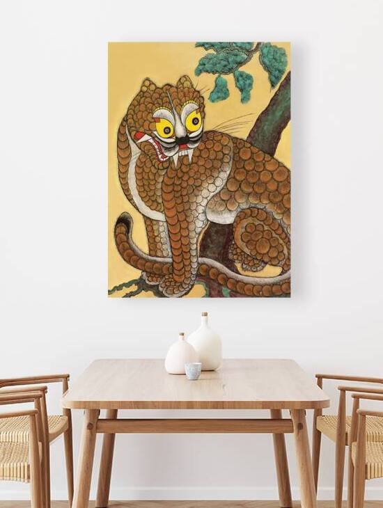 Korean Ugly Tiger under Pine Tree by Fabricci