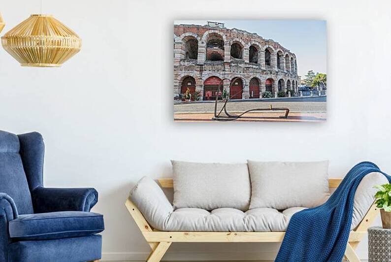 Sculptural composition Forever Love   Bench of Love   in fron of by Paolo Modena