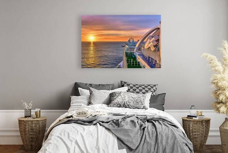 Sunrise at Sea on the Pacific Ocean by Ryan Cameron