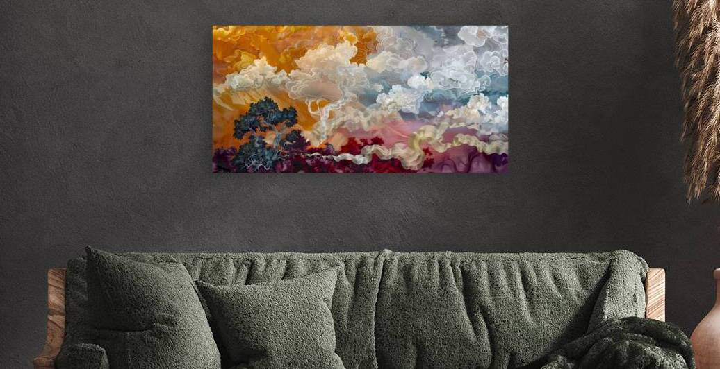Shikisai No Kaze 色彩の風 - Winds Of Color - Japanese Abstract Landscape Art Prints by Savage Art Prints