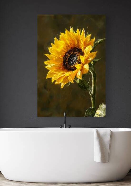 Grace Doree - Golden Grace - Sunflower Portrait Art Prints by Savage Art Prints