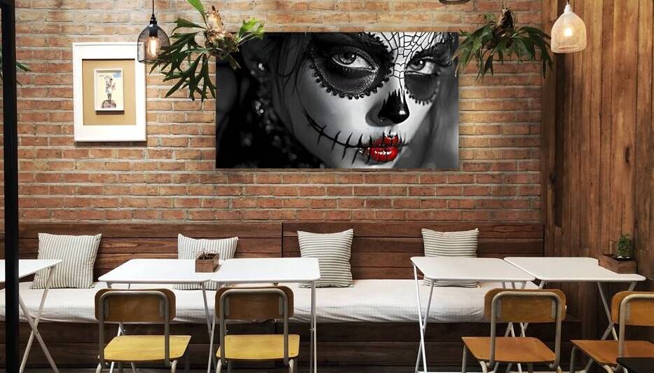 La Novia Del Silencio - The Bride Of Silence - Pop Surreal Portrait Art Prints by Savage Art Prints