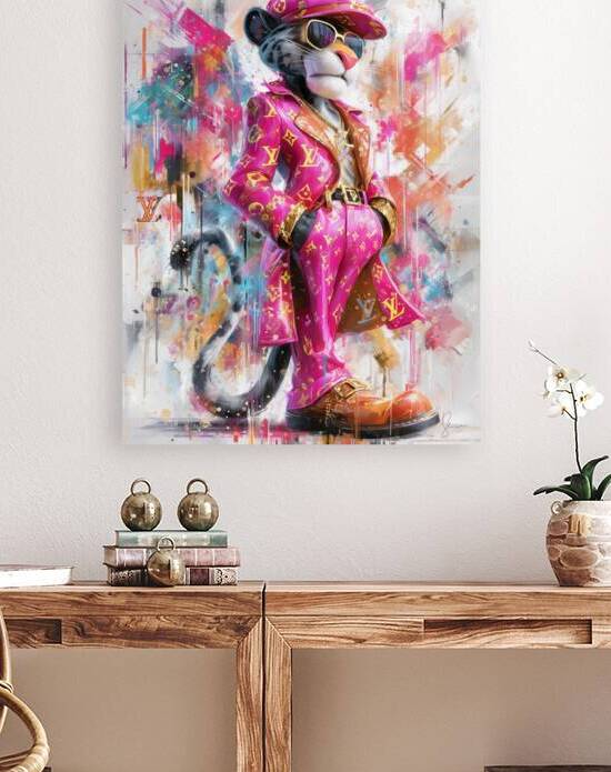 Panthere en Rose - Couture on the Prowl by Arte Exquisites