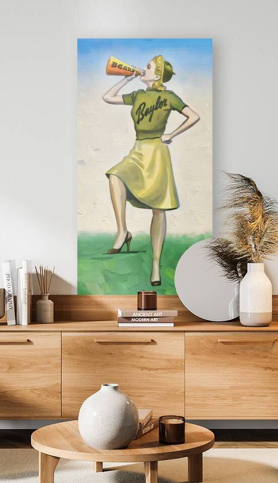 1940s Baylor Fan Cheering by Row One Brand