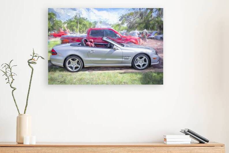 2009 Silver Mercedes Benz SL 550 Silver Arrow X1 5 by Rich Franco