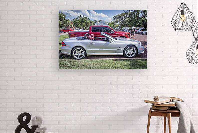 2009 Silver Mercedes Benz SL 550 Silver Arrow X1 8 by Rich Franco