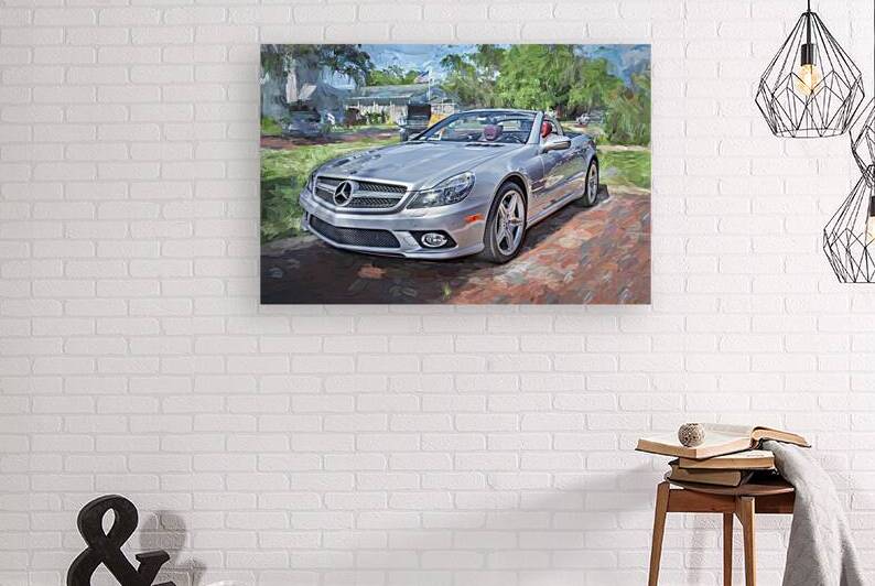 2009 Silver Mercedes Benz SL 550 Silver Arrow X1 11 by Rich Franco