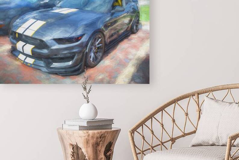 2016 Gray Ford Shelby Mustang GT350 X1 2 by Rich Franco