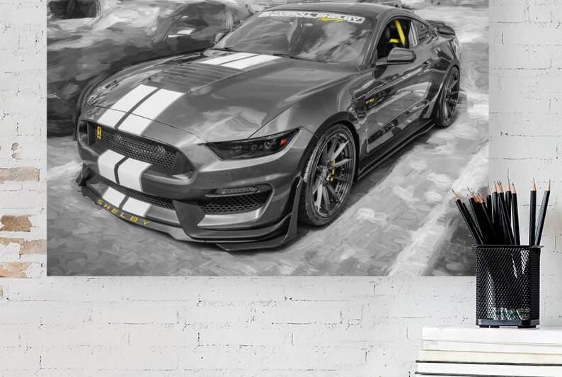 2016 Gray Ford Shelby Mustang GT350 X1 3 by Rich Franco
