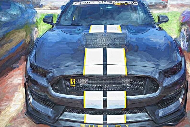 2016 Gray Ford Shelby Mustang GT350 X1 6 by Rich Franco