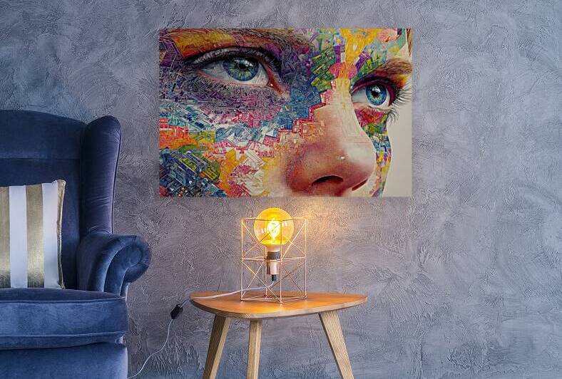 Cartografia Del Alma - Cartography Of The Soul - Surreal Portrait Art Prints by Savage Art Prints
