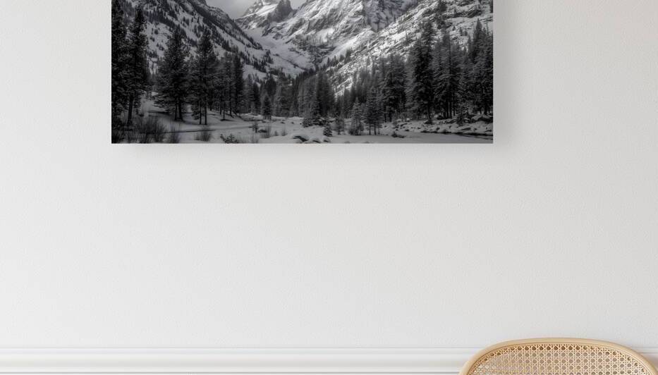 Where Giants Sleep - Mountain Landscape Art Prints by Savage Art Prints