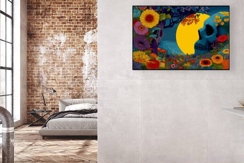 Life After Death - Pop Surreal Skull Art Prints by Savage Art Prints