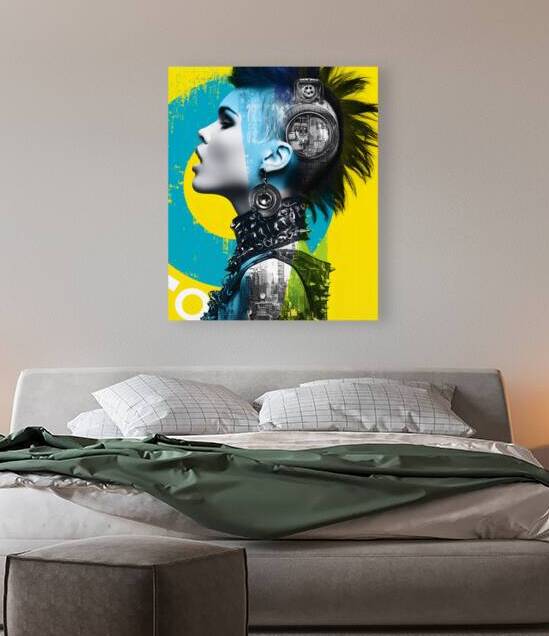 Punk Rock Originale - Punk Portrait Art Prints by Savage Art Prints