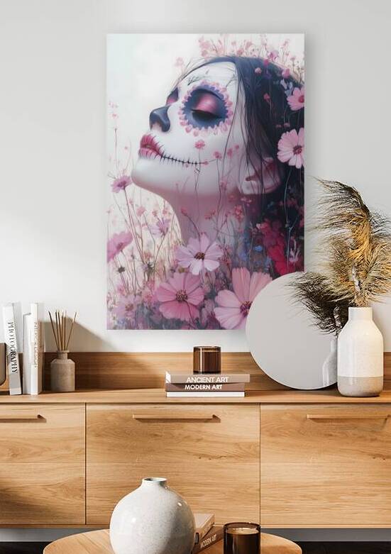 El Silencio De Los Muertos Bellos - The Silence Of The Beautiful Dead - Dia De Los Muertos Art Prints by Savage Art Prints