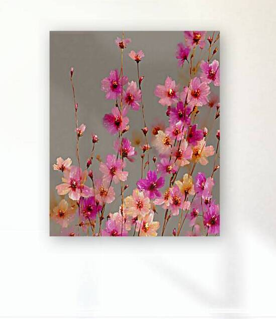 Eveil Des Petales - Awakening Of Petals - Modern Floral Art Prints by Savage Art Prints