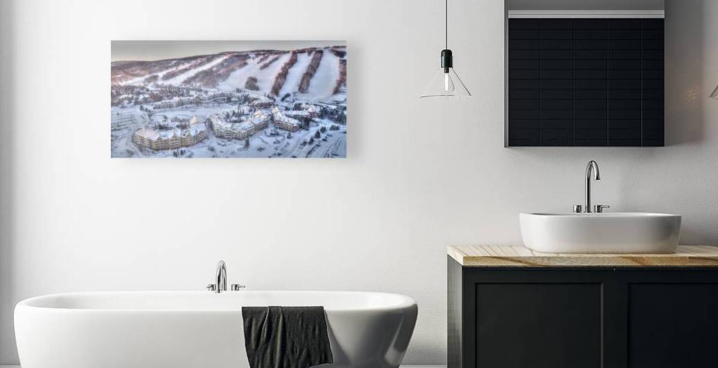 24 Blue Mountain Village from North by Eden Remme Watt