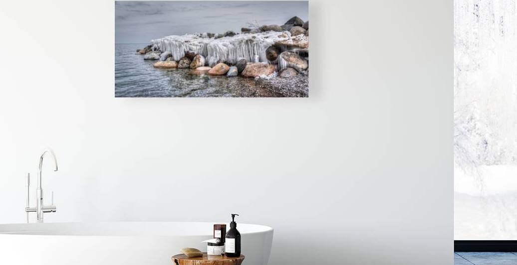 26 Icicles on Northwinds Beach by Eden Remme Watt