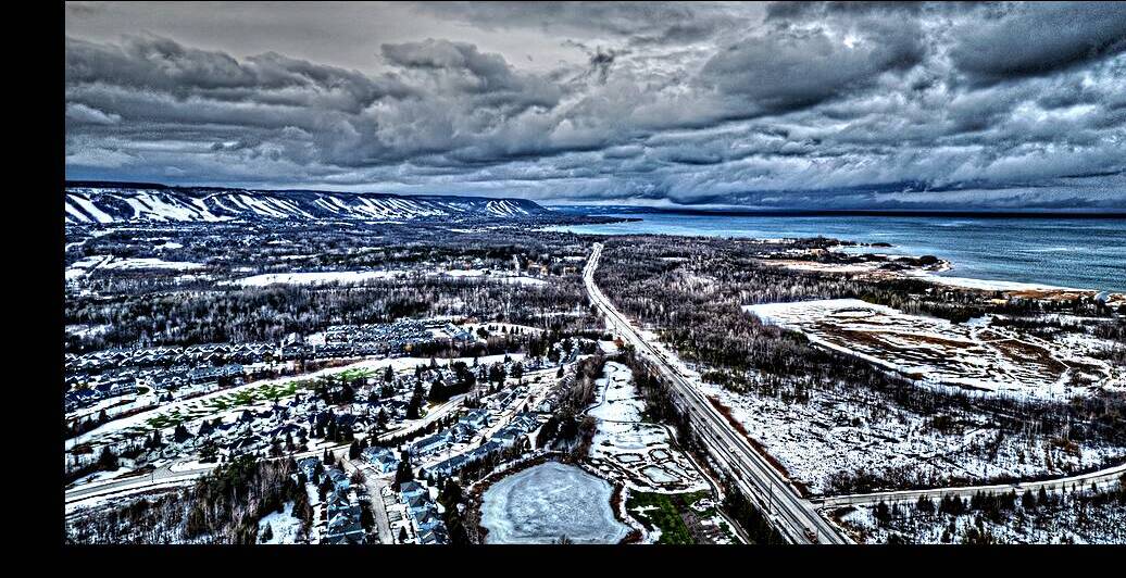 17 Georgian Bay Escarpment Storm by Eden Remme Watt