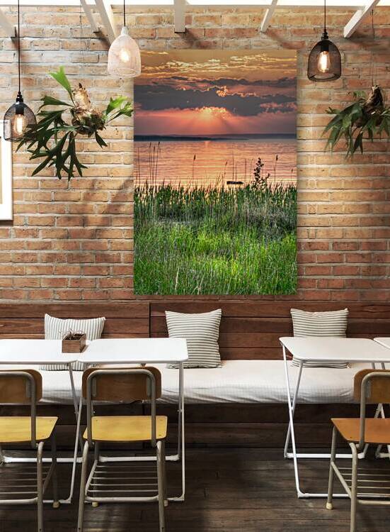 23 Sunset Drama On Georgian Bay   Portrait by Eden Remme Watt