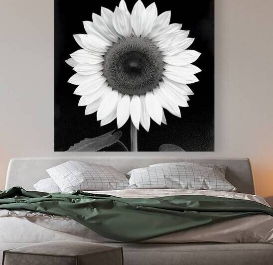Sunflower Selfie 10 - Sunflower Portrait Art Prints by Savage Art Prints