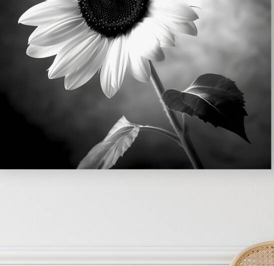 Sunflower Selfie 11 - Sunflower Portrait Art Prints by Savage Art Prints