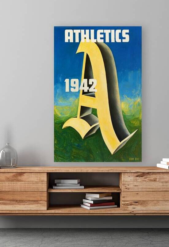 1942 Philadelphia Athletics Cover Art by Row One Brand