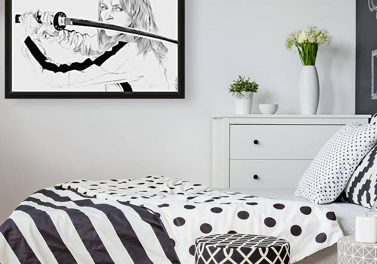 Uma Thurman _ Black mamba by Tpencilartist