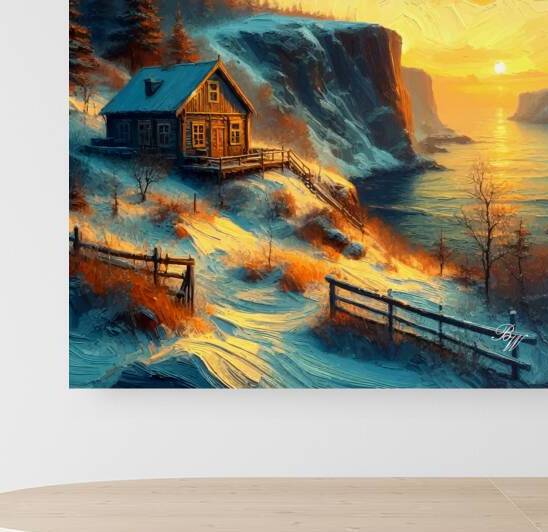 Cabin by the Cliffs  by Billy Wayne