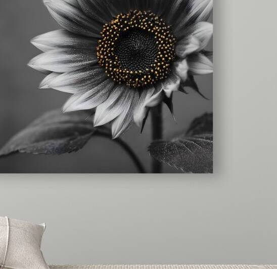 Sunflower Selfie 15 - Sunflower Portrait Art Prints by Savage Art Prints