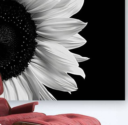 Sunflower Selfie 16 - Sunflower Portrait Art Prints by Savage Art Prints