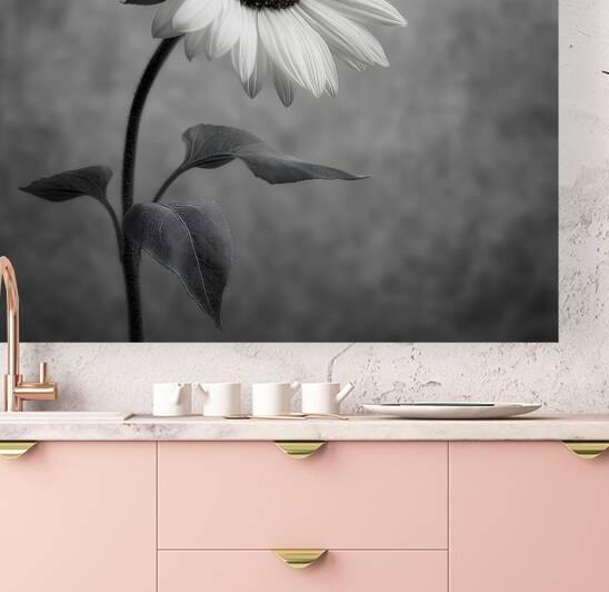 Sunflower Selfie 18 - Sunflower Portrait Art Prints by Savage Art Prints