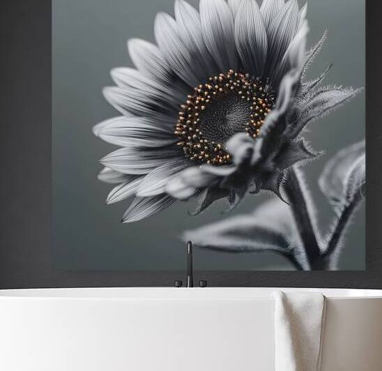 Sunflower Selfie 19 - Sunflower Portrait Art Prints by Savage Art Prints