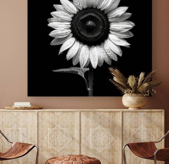 Sunflower Selfie 22 - Sunflower Portrait Art Prints by Savage Art Prints
