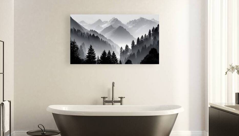 Timber And Time - Monochrome Landscape Art Prints by Savage Art Prints