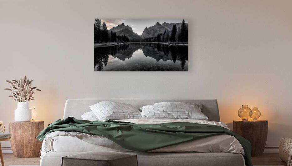 Rorschach Sunset - Modern Sunset Landscape Art Prints by Savage Art Prints