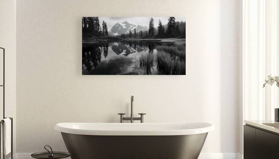 Reflections Of The Wild - Monochrome Landscape Art Prints by Savage Art Prints