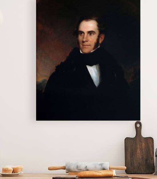 Portrait of Thomas Cole [1837] by Asher Brown Durand [1796–1886] by MyCozyFineArt