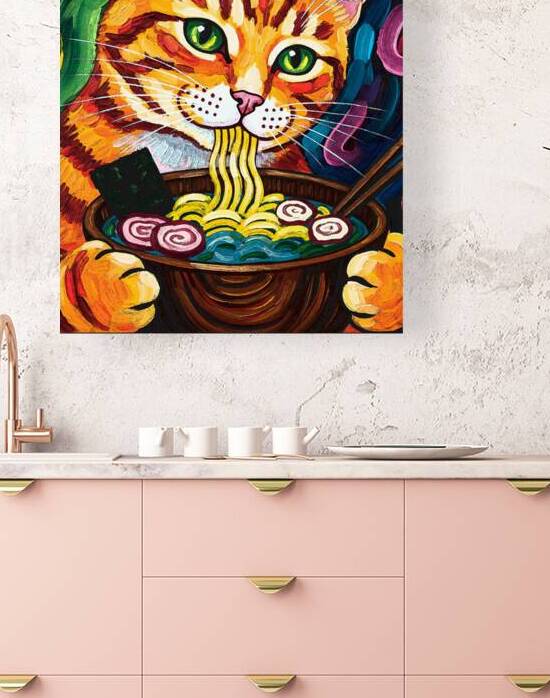 Cat Ramen by Vision Art