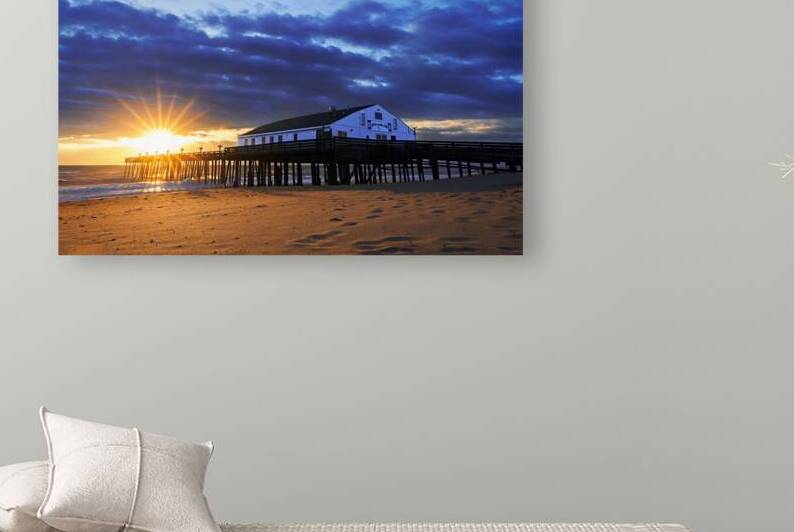 Sunrise at the Kitty Hawk Pier by Andy Crawford