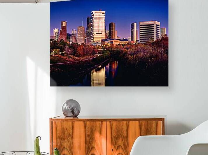 Houston Downtown at Buffalo Bayou 2025   Houston by Robbie Green Photography