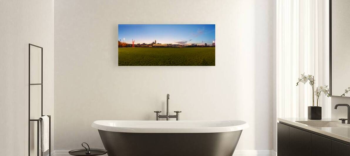 Tom Hanafan Park Panorama View by Jennifer White